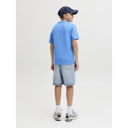 JACK & JONES Junior Tony Relaxed Denim Shorts - Light Blue Denim