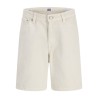JACK & JONES Junior Tony Relaxed Denim Shorts - Cloud Dancer