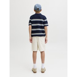 JACK & JONES Junior Tony Relaxed Denim Shorts - Cloud Dancer