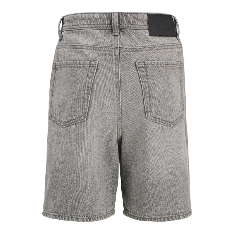 JACK & JONES Junior Tony Relaxed Denim Shorts - Grey Denim