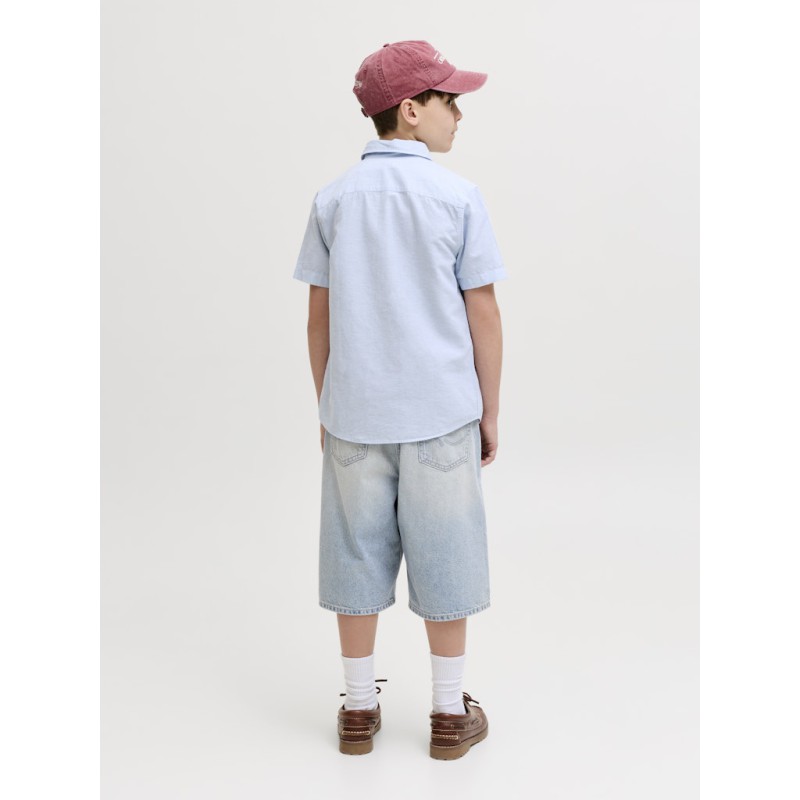 JACK & JONES Junior Ron Baggy Shorts - Blue Denim