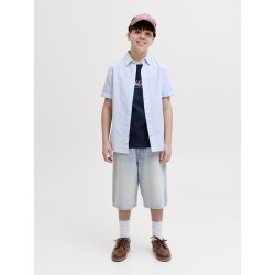 JACK & JONES Junior Ron Baggy Shorts - Blue Denim