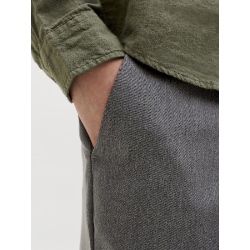JACK & JONES Junior Bill Toby Chino Bukser - Grey Melange