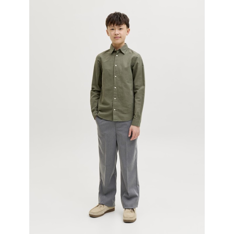 JACK & JONES Junior Bill Toby Chino Bukser - Grey Melange