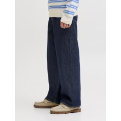 JACK & JONES Junior Dave Wide Leg Jeans - Blue Denim