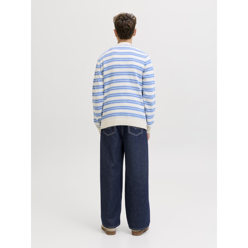 JACK & JONES Junior Dave Wide Leg Jeans - Blue Denim