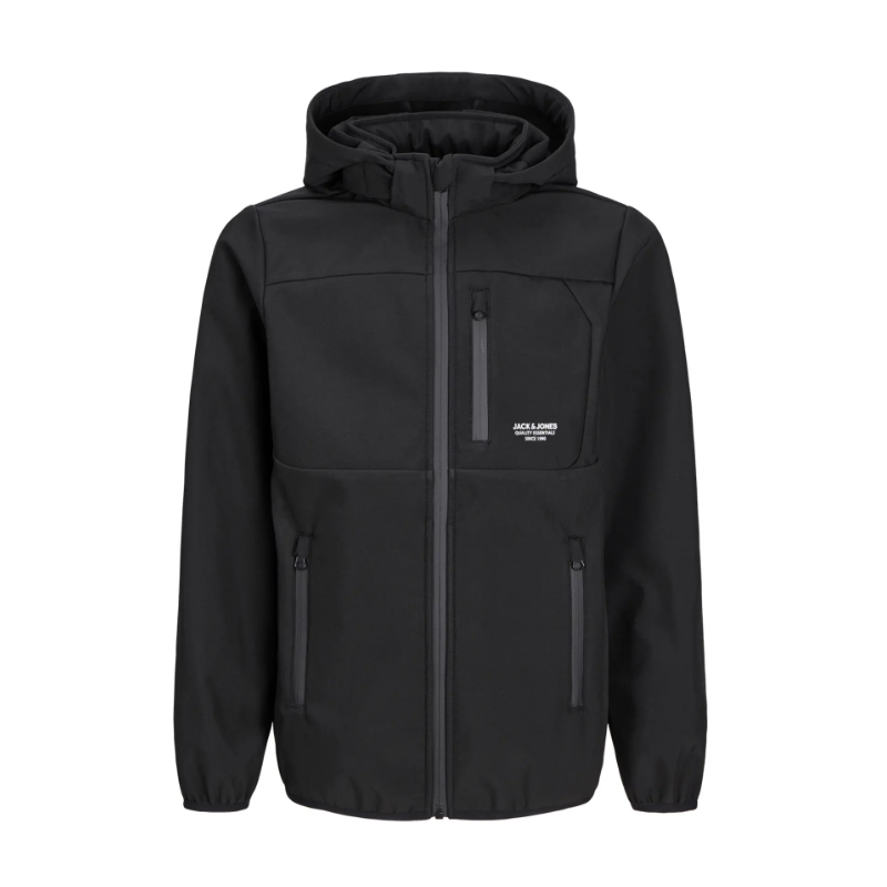 JACK & JONES Junior Theo Softshell Jakke - Sort