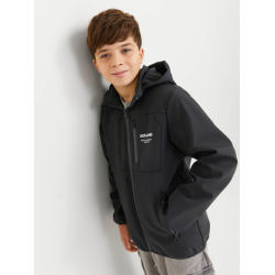JACK & JONES Junior Theo Softshell Jakke - Sort
