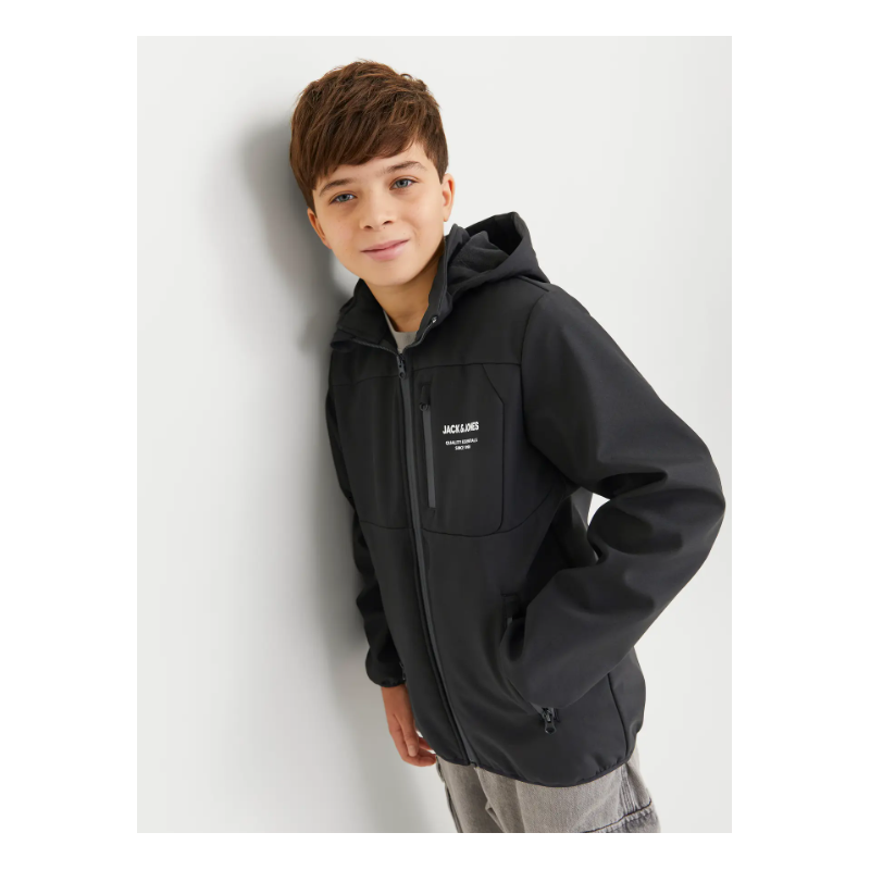 JACK & JONES Junior Theo Softshell Jakke - Sort