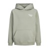 JACK & JONES JUNIOR Norrebro Typo Hoodie - Seagrass