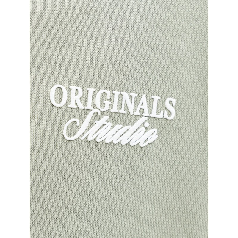 JACK & JONES JUNIOR Norrebro Typo Hoodie - Seagrass