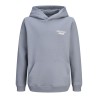 JACK & JONES JUNIOR Norrebro Typo Hoodie - Tradewinds