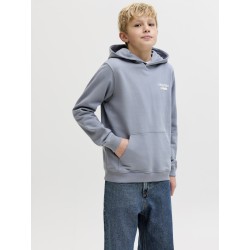 JACK & JONES JUNIOR Norrebro Typo Hoodie - Tradewinds