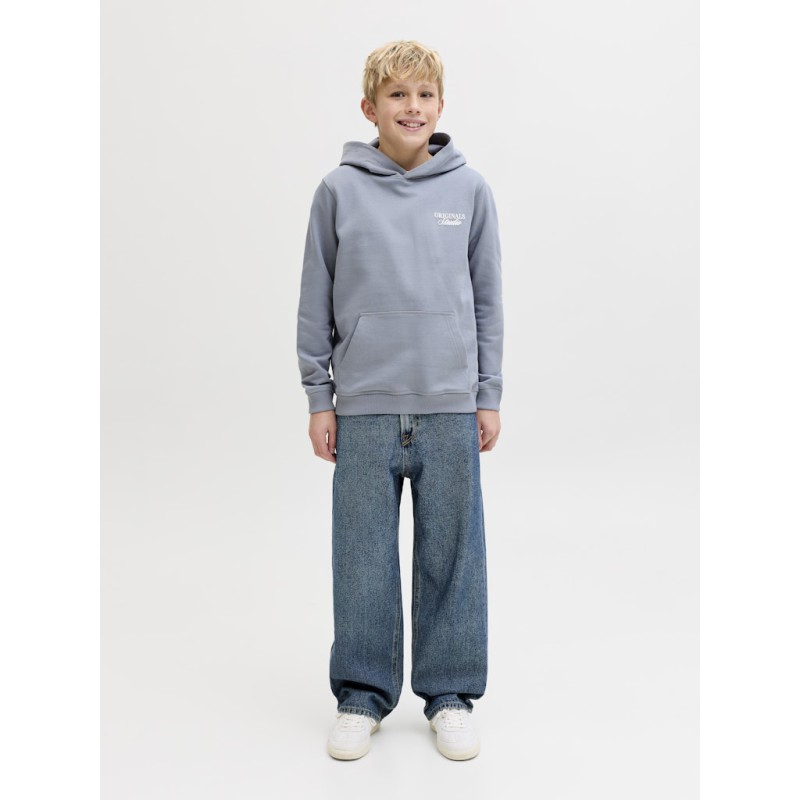 JACK & JONES JUNIOR Norrebro Typo Hoodie - Tradewinds