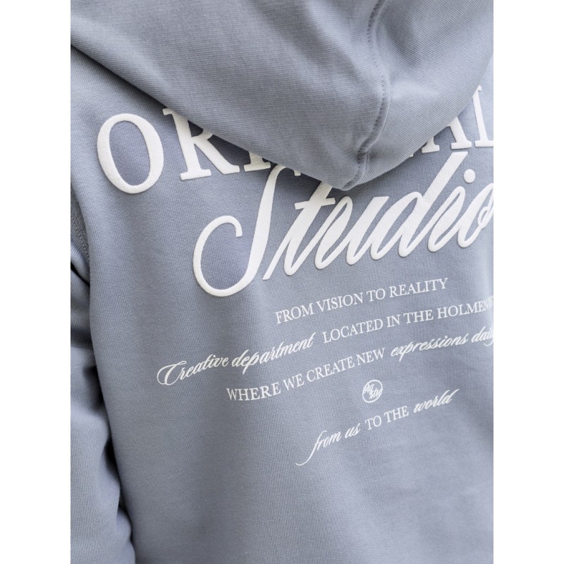 JACK & JONES JUNIOR Norrebro Typo Hoodie - Tradewinds