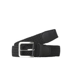 JACK &JONES Junior Woven elastik Bælte - Sort