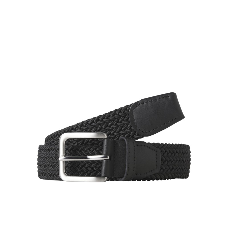 JACK &JONES Junior Woven elastik Bælte - Sort
