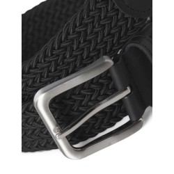 JACK &JONES Junior Woven elastik Bælte - Sort