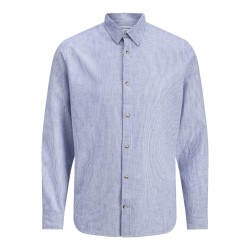 JACK & JONES Summer Hør L/S Skjorte - Infinity Stripes