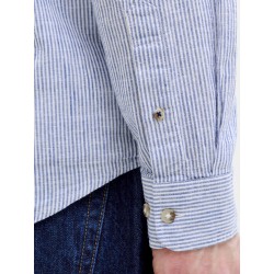 JACK & JONES Summer Hør L/S Skjorte - Infinity Stripes