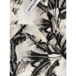 JACK & JONES Plus Mocochrome Resort Skjorte - Glacier Gray