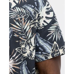 JACK & JONES Plus Honolulu S/S Skjorte - Sort