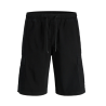 JACK & JONES Plus Cole Dylan Cargo Shorts - Sort