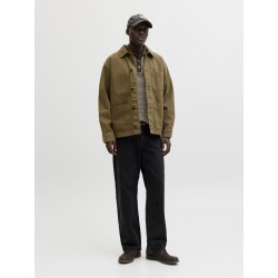 JACK & JONES Strik S/S polo - Turkish coffee