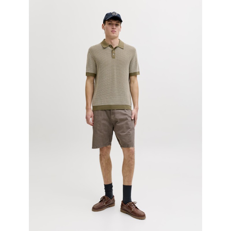 JACK & JONES Strik S/S polo - Martin Olive