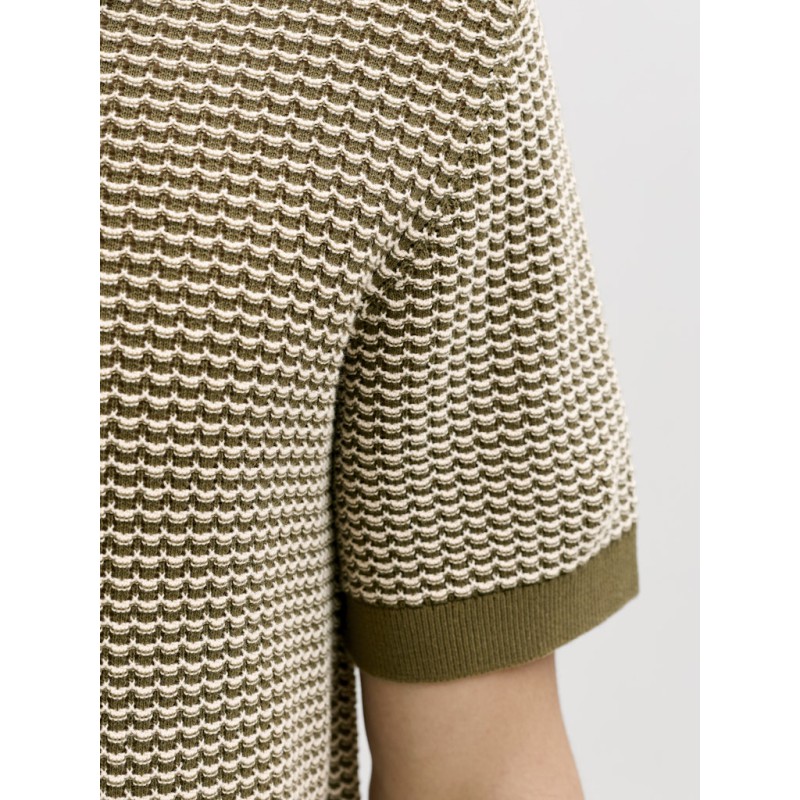 JACK & JONES Strik S/S polo - Martin Olive