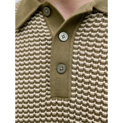 JACK & JONES Strik S/S polo - Martin Olive