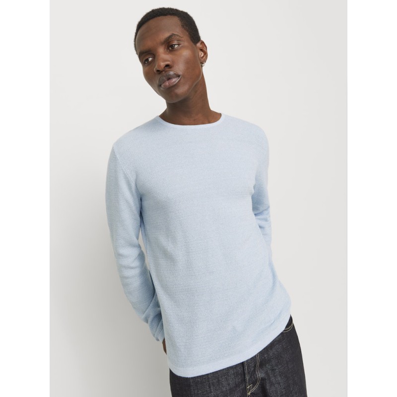 JACK & JONES George Relaxed Strik - Chambray Blue