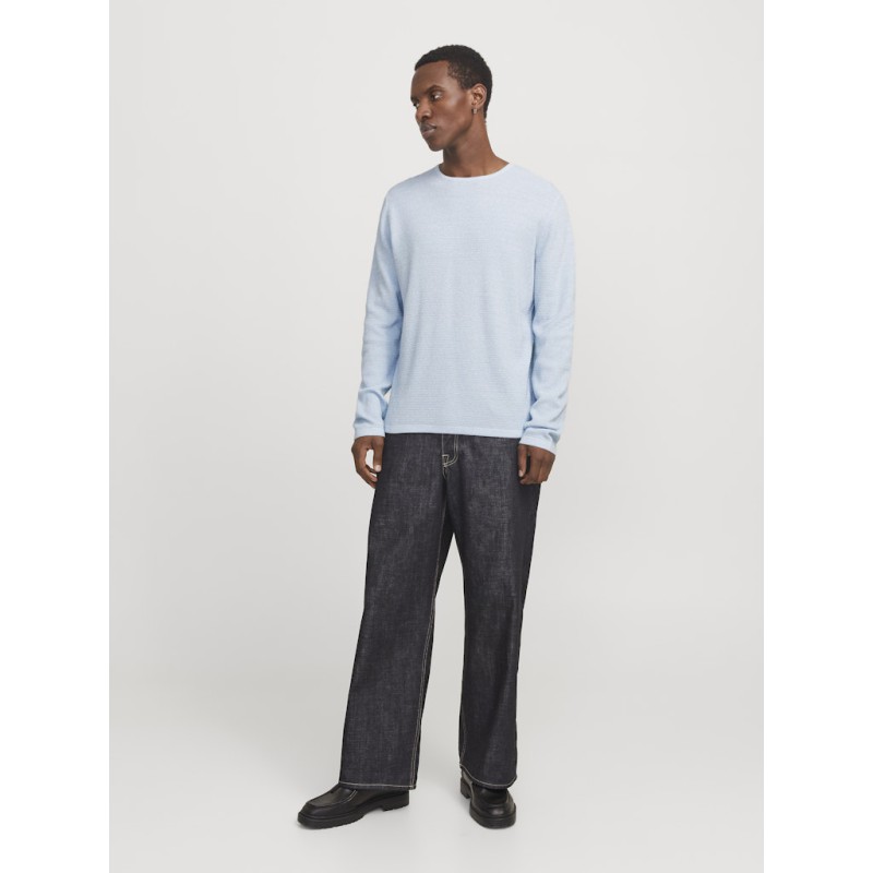 JACK & JONES George Relaxed Strik - Chambray Blue