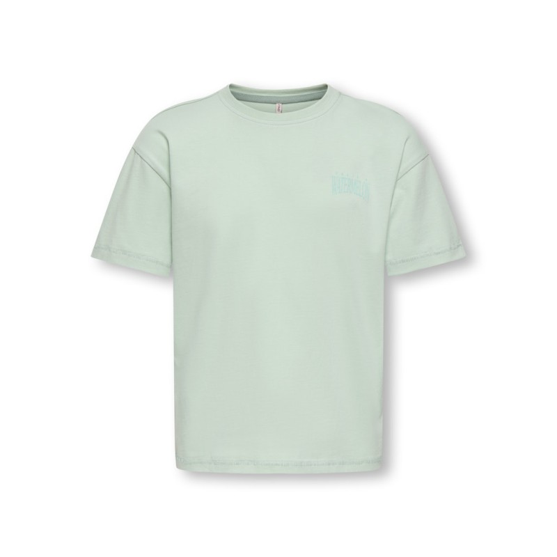 KIDS ONLY Helen S/S Loose T-shirt - Aqua Foam