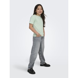 KIDS ONLY Helen S/S Loose T-shirt - Aqua Foam