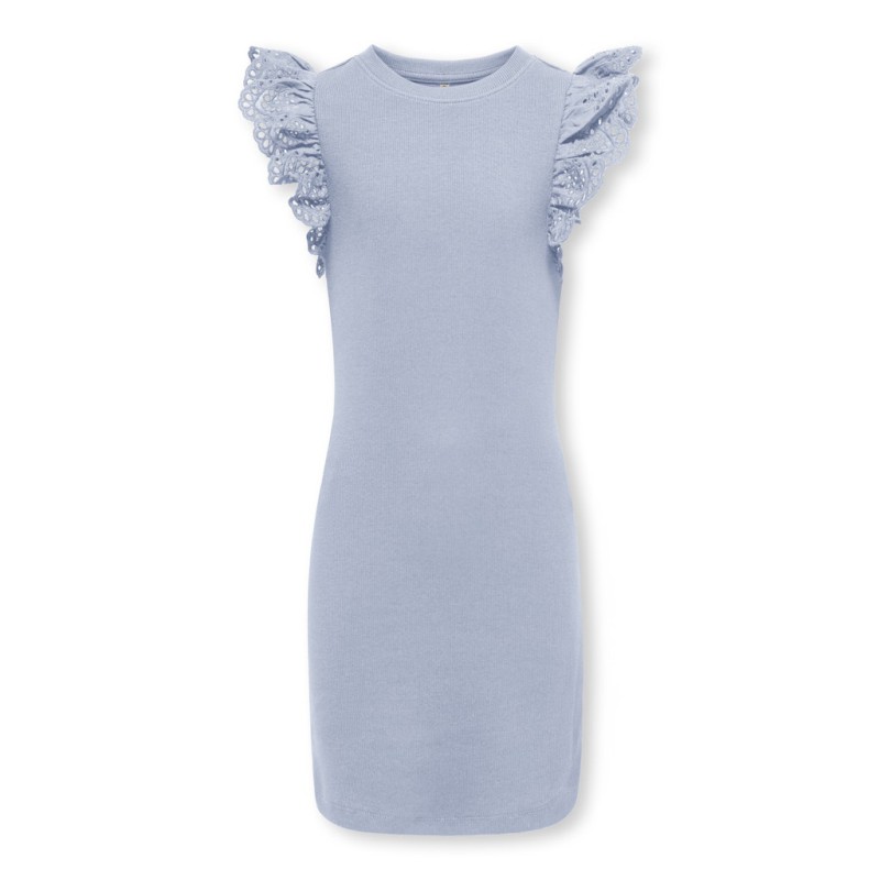 KIDS ONLY Drea S/S Kjole - Soft Chambray