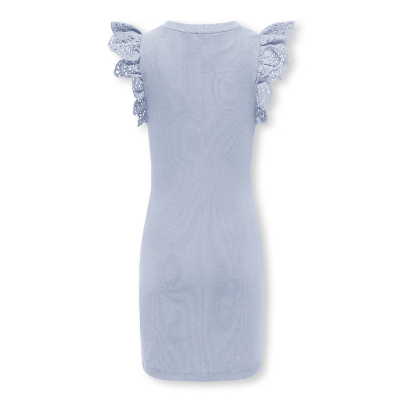 KIDS ONLY Drea S/S Kjole - Soft Chambray