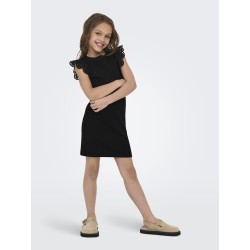 KIDS ONLY Drea S/S Kjole - Sort