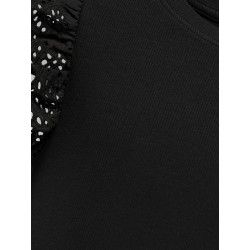 KIDS ONLY Drea S/S Kjole - Sort