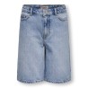 KIDS ONLY Sonny HW Wide Denim Shorts - Light Blue Denim