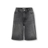 KIDS ONLY Sonny HW Wide Denim Shorts - Washed Black