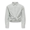 KIDS ONLY Smilla Stribet Skjorte - Laurel Wreath