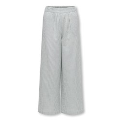 KIDS ONLY Smilla Stribet Bukser - Laurel Wreath