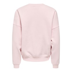 JDY Mesa L/S Broderi Sweatshirt - Chalk Pink