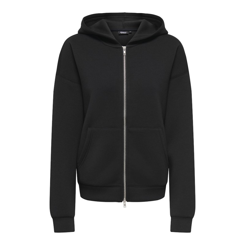 ONLY Naomi Two-Way Hættetrøje - Sort