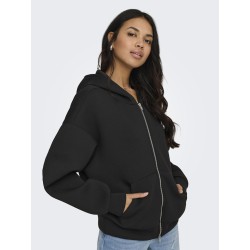 ONLY Naomi Two-Way Hættetrøje - Sort