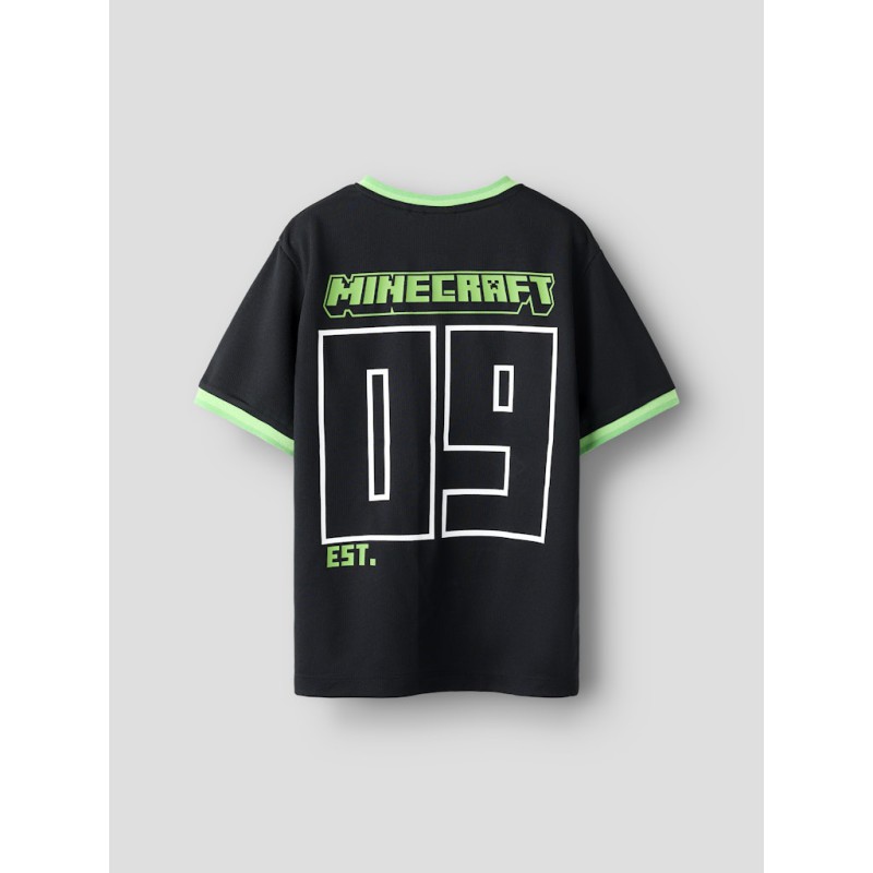 NAME IT KIDS Mali Minecraft T-shit - Sort
