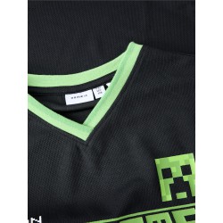 NAME IT KIDS Mali Minecraft T-shit - Sort