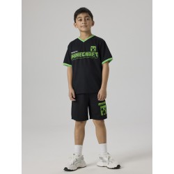 NAME IT KIDS Mali Minecraft Shorts - Sort