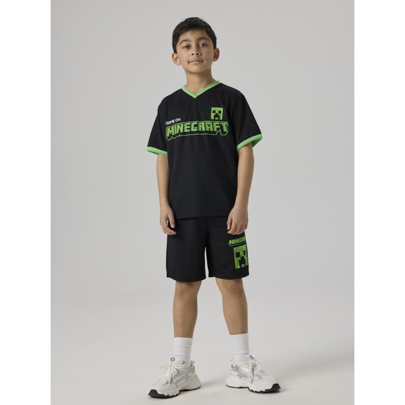 NAME IT KIDS Mali Minecraft Shorts - Sort